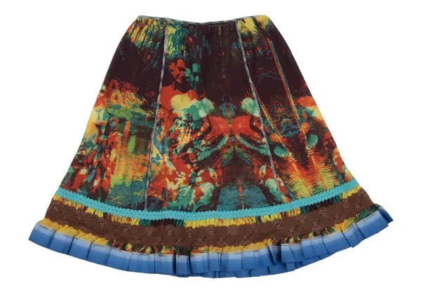 Jean Paul Gaultier Vintage Green Coconut Tree Skirt