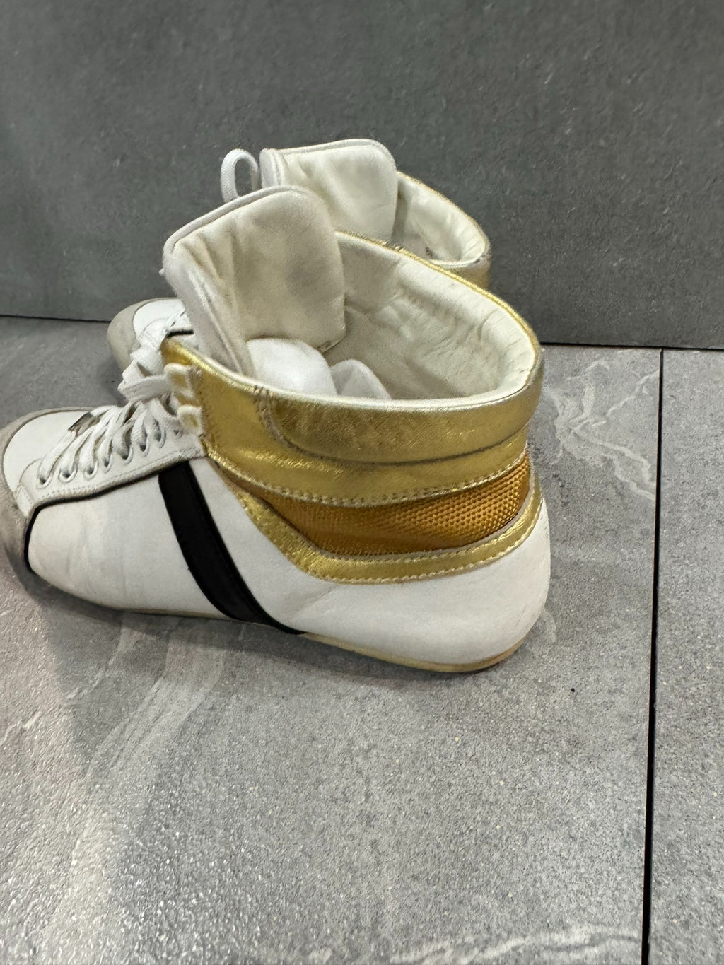 Dior Homme SS06 Gold Tail German Army Trainers by Hedi Slimane