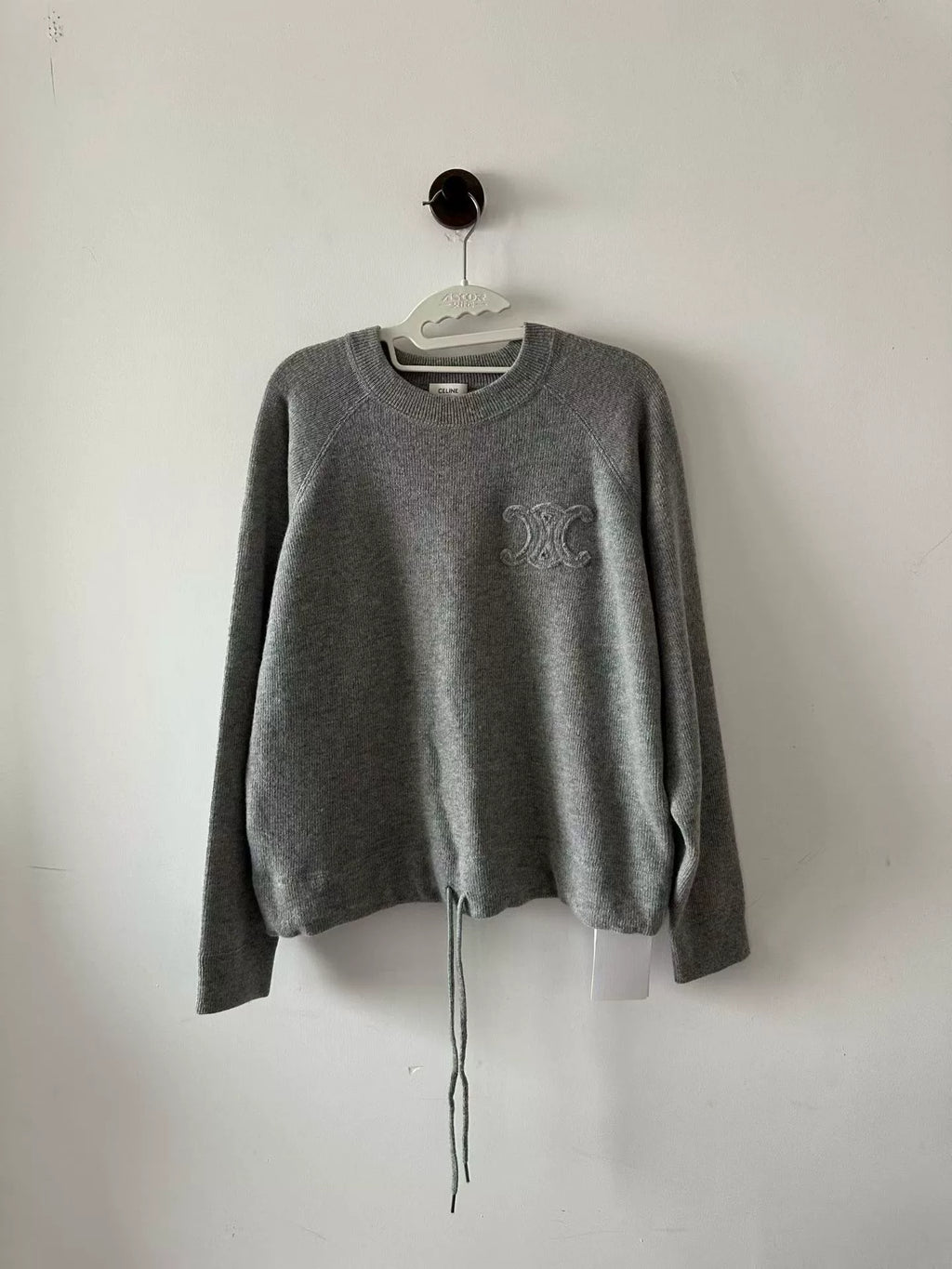 Celine Embossed Arc de Triomphe Sweater