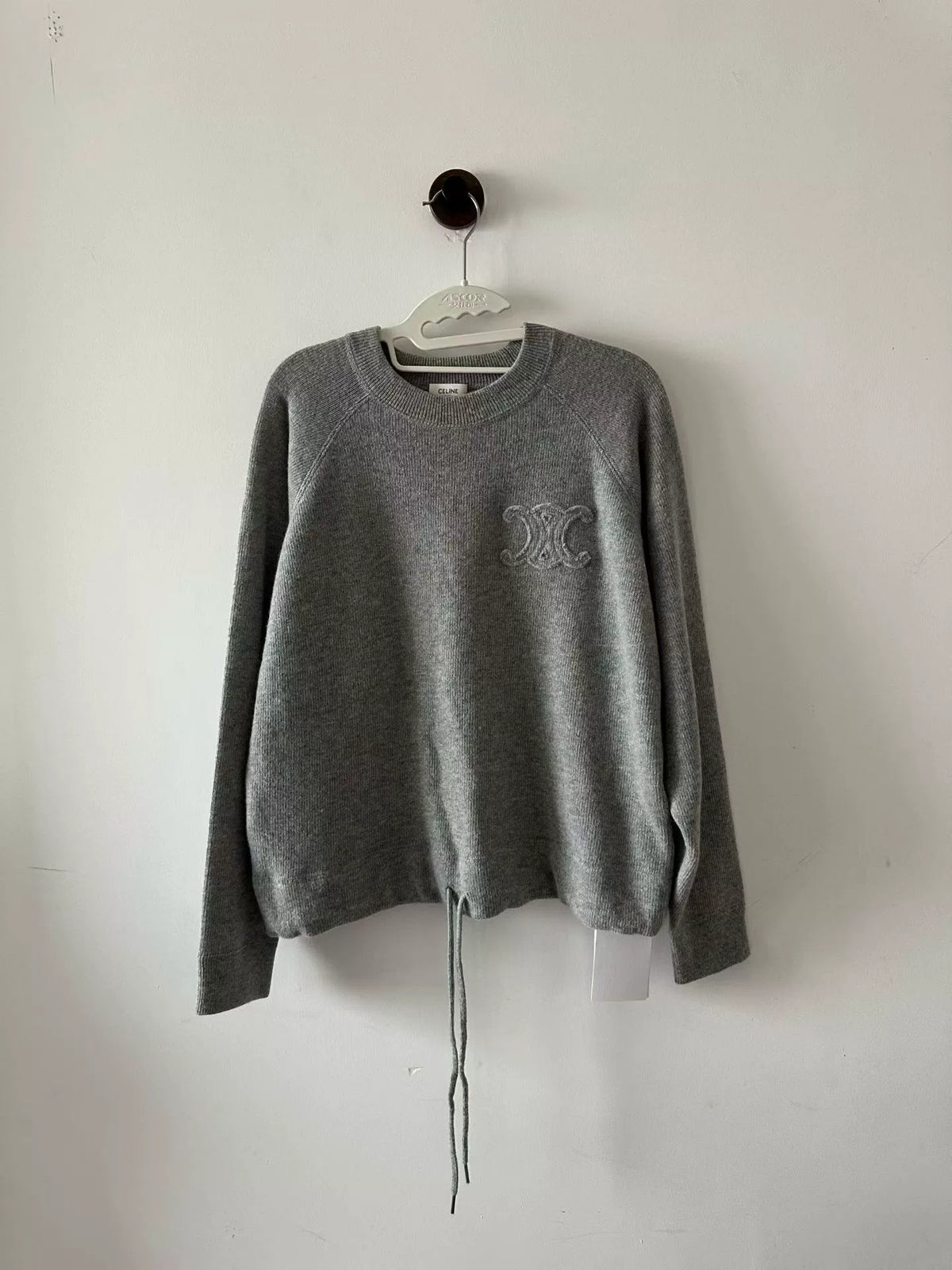 Celine Embossed Arc de Triomphe Sweater