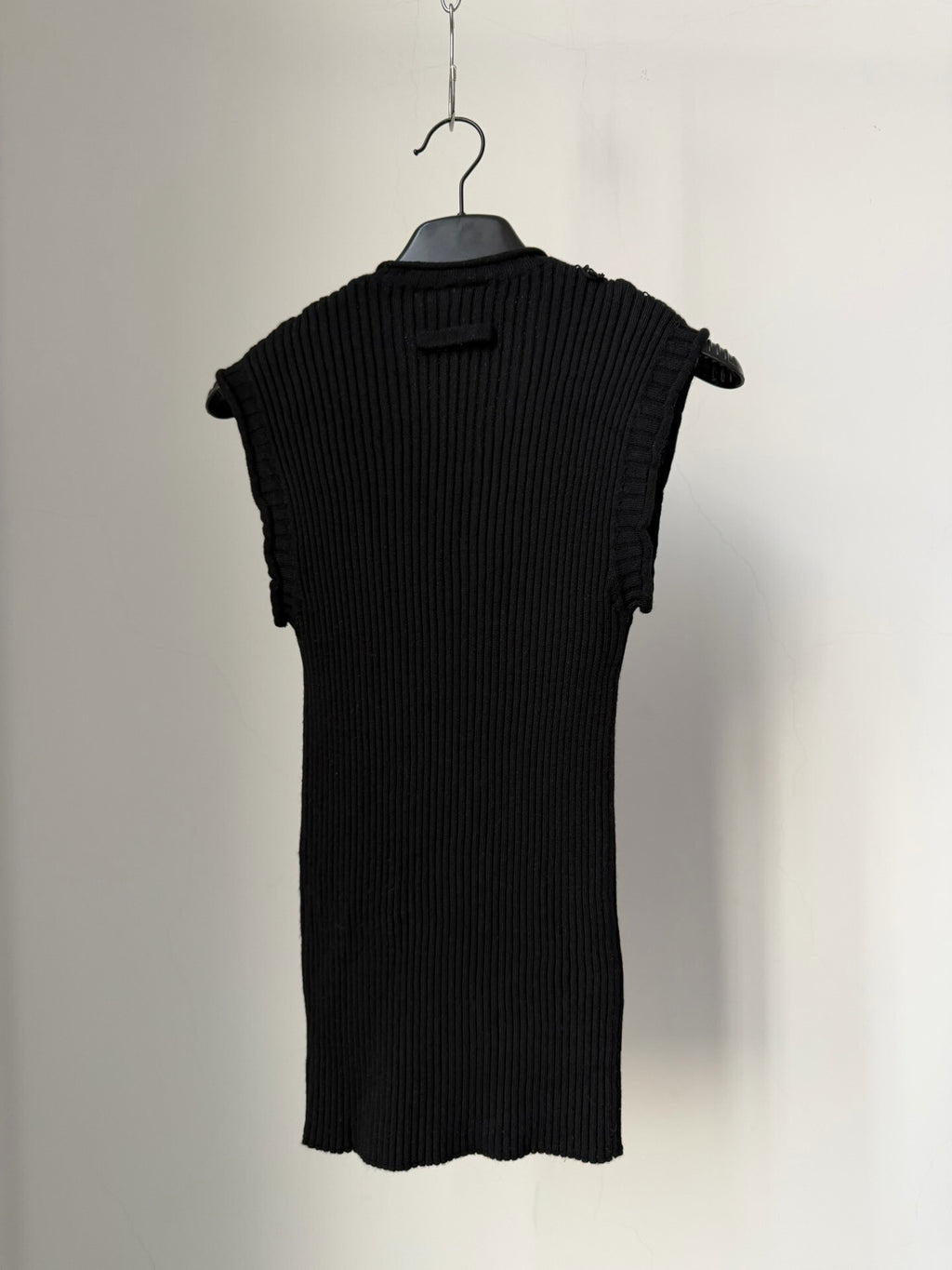 Jean Paul Gaultier Vintage Sleeveless Knit Vest Wool Top