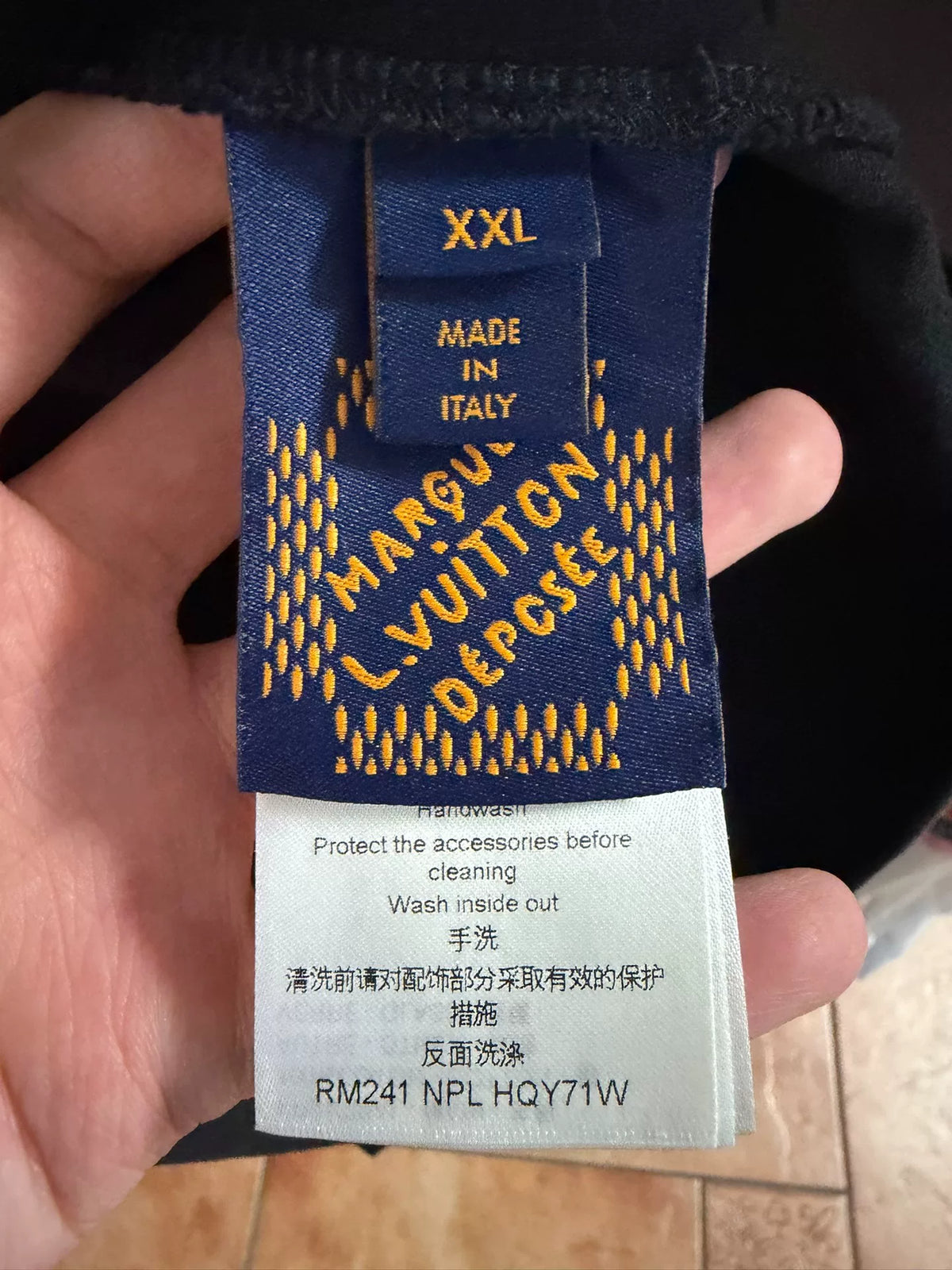 Louis Vuitton Black Short Sleeve T-Shirt