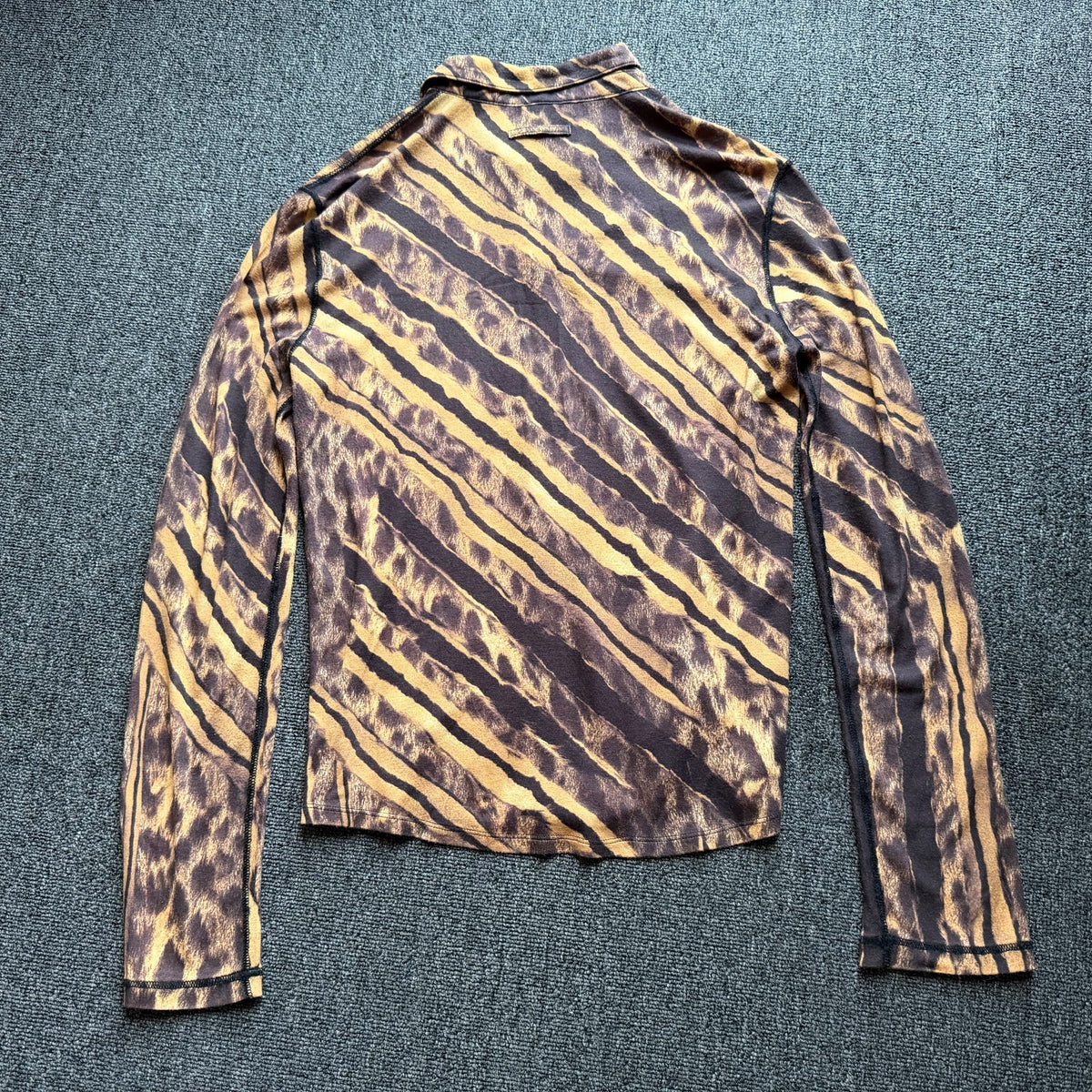 Jean Paul Gaultier Long-Sleeved Blouse Mesh Shirt