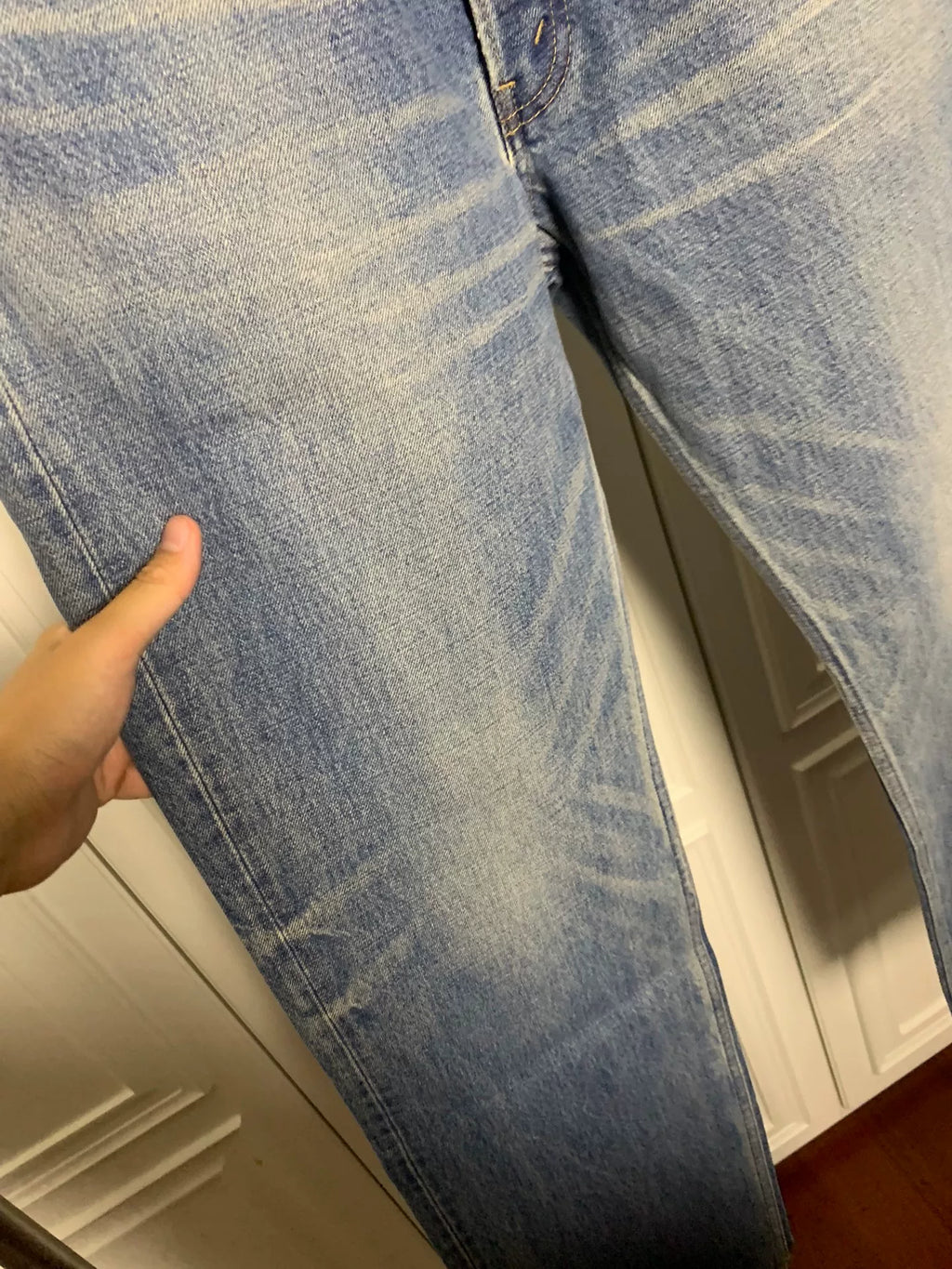 Celine 24FW Union Wash Kurt Beige Jeans