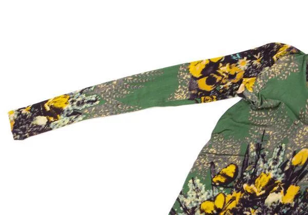 Jean Paul Gaultier Vintage Green Floral Top