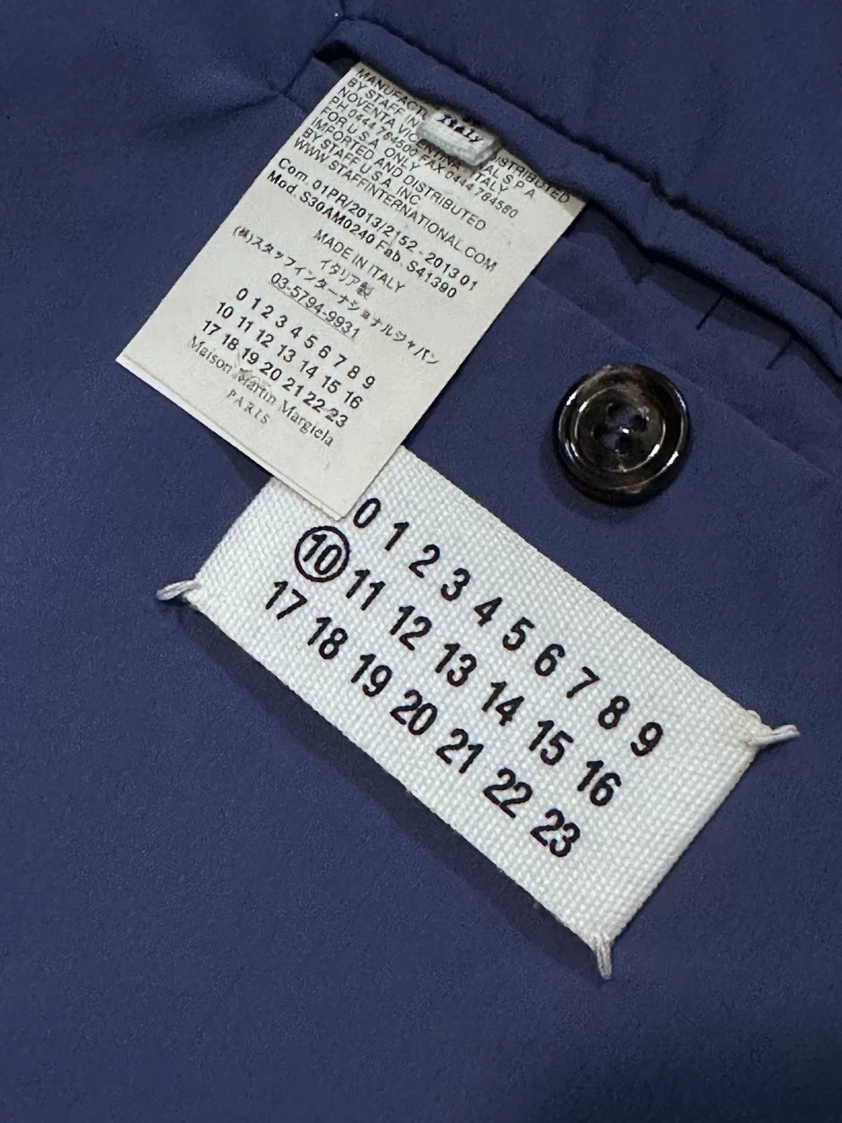 Maison Martin Margiela Patchwork Leather Harrington Jacket