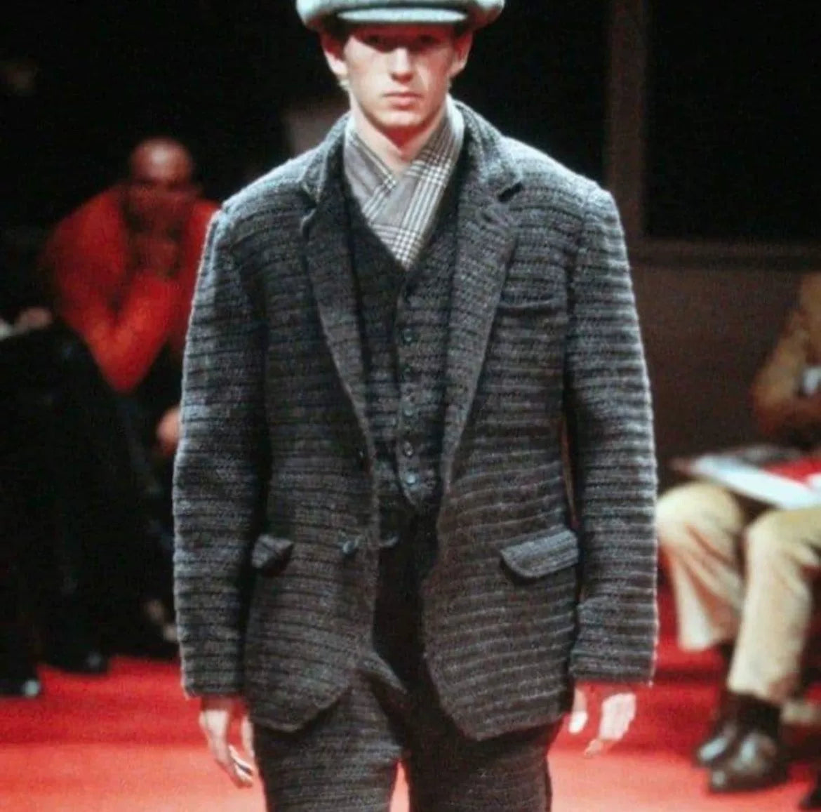 Yohji Yamamoto AW01 Runway Wool Knit Jacket