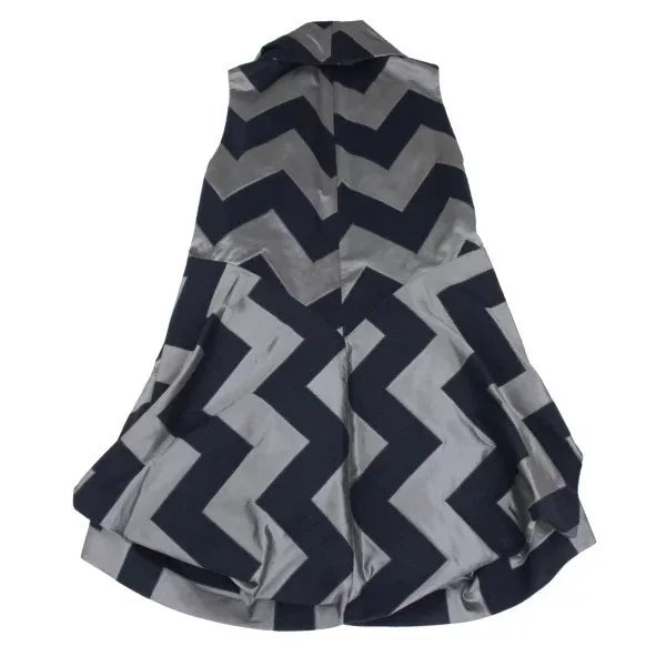 Issey Miyake Vintage Grey Geometric Vest