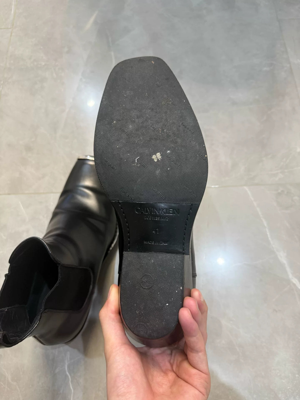 Raf Simons SS06 Patent Leather Chelsea Boots