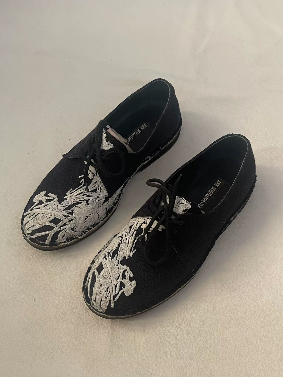 Ann Demeulemeester SS14 Final Season Floral Leather Shoes