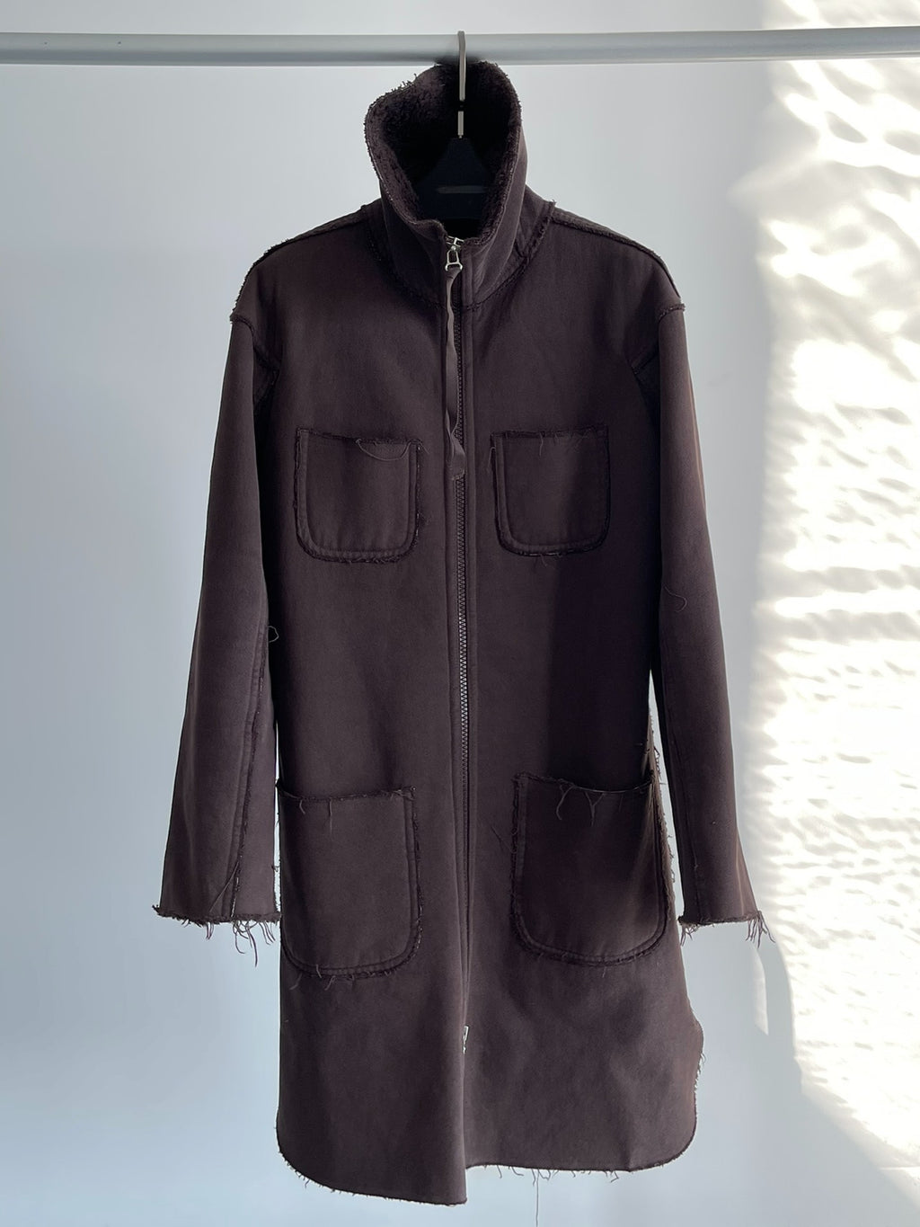 Maison Margiela High Collar Cotton/Polyester Coat