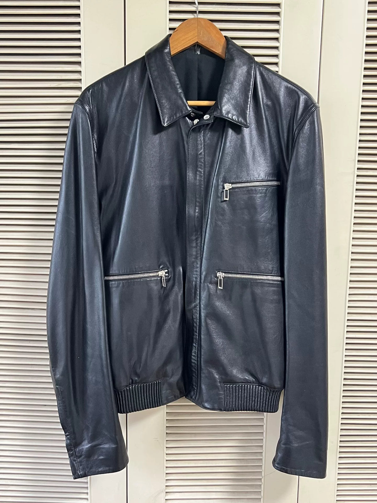 Dior Black Lambskin Biker Jacket