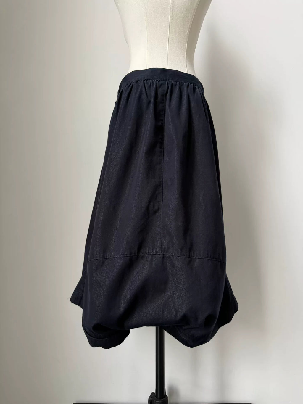 Comme des Garcons 2011 Dark Navy Deformed Bud Skirt Pants