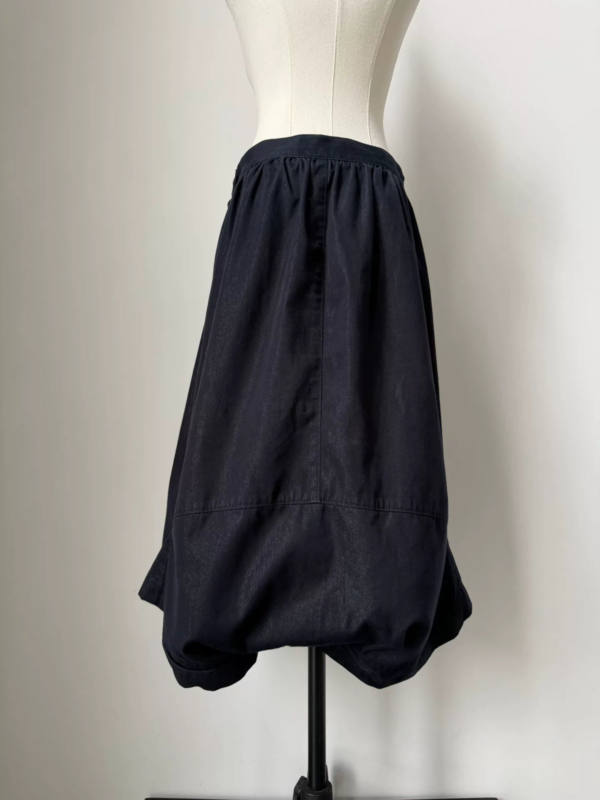 Comme des Garcons 2011 Dark Navy Deformed Bud Skirt Pants
