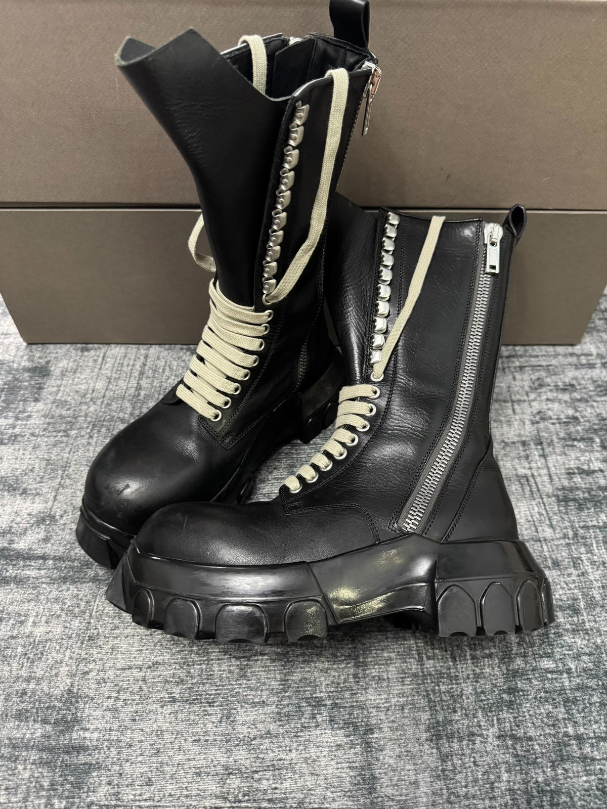 Rick Owens Lace-Up Boots