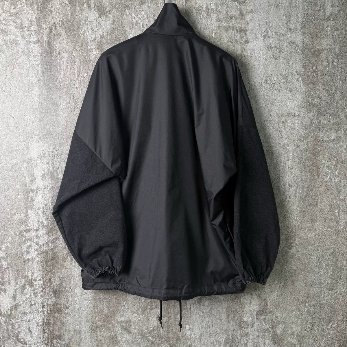 Balenciaga Print Denim Panel Shell Jacket
