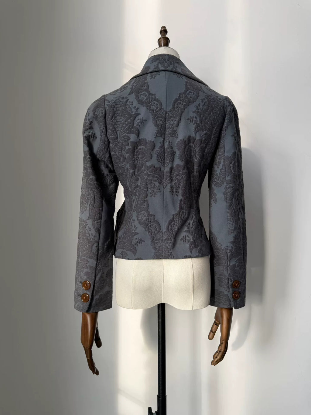 Vivienne Westwood Red Label Vintage Jacquard Asymmetric Short Jacket