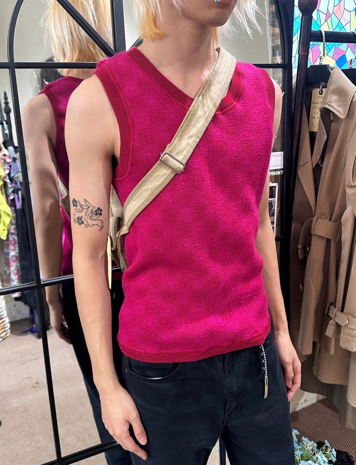LEMAIRE Wool Jacquard Vest
