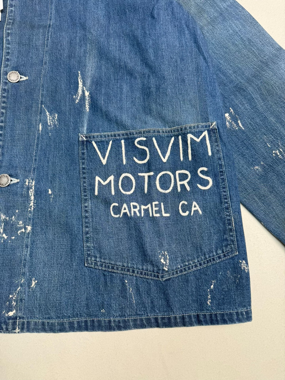 VISVIM 25aw SS COVERALL JKT SHIRT DMGD Distressed Denim Jacket