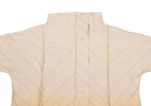 Issey Miyake Vintage Gold Gradient Line Top