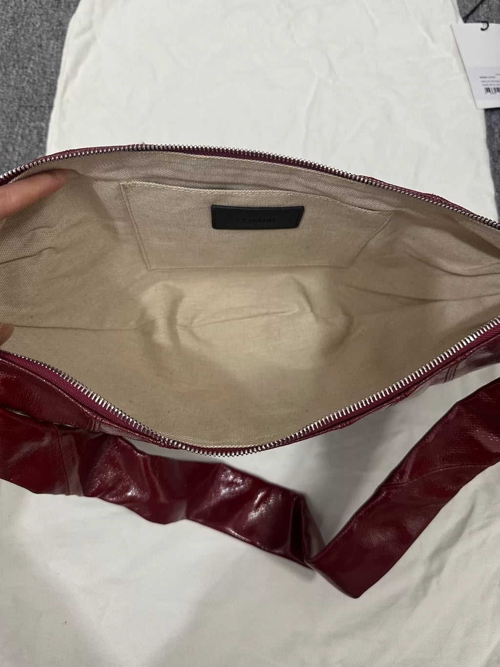 LEMAIRE: Brown Croissant Bag