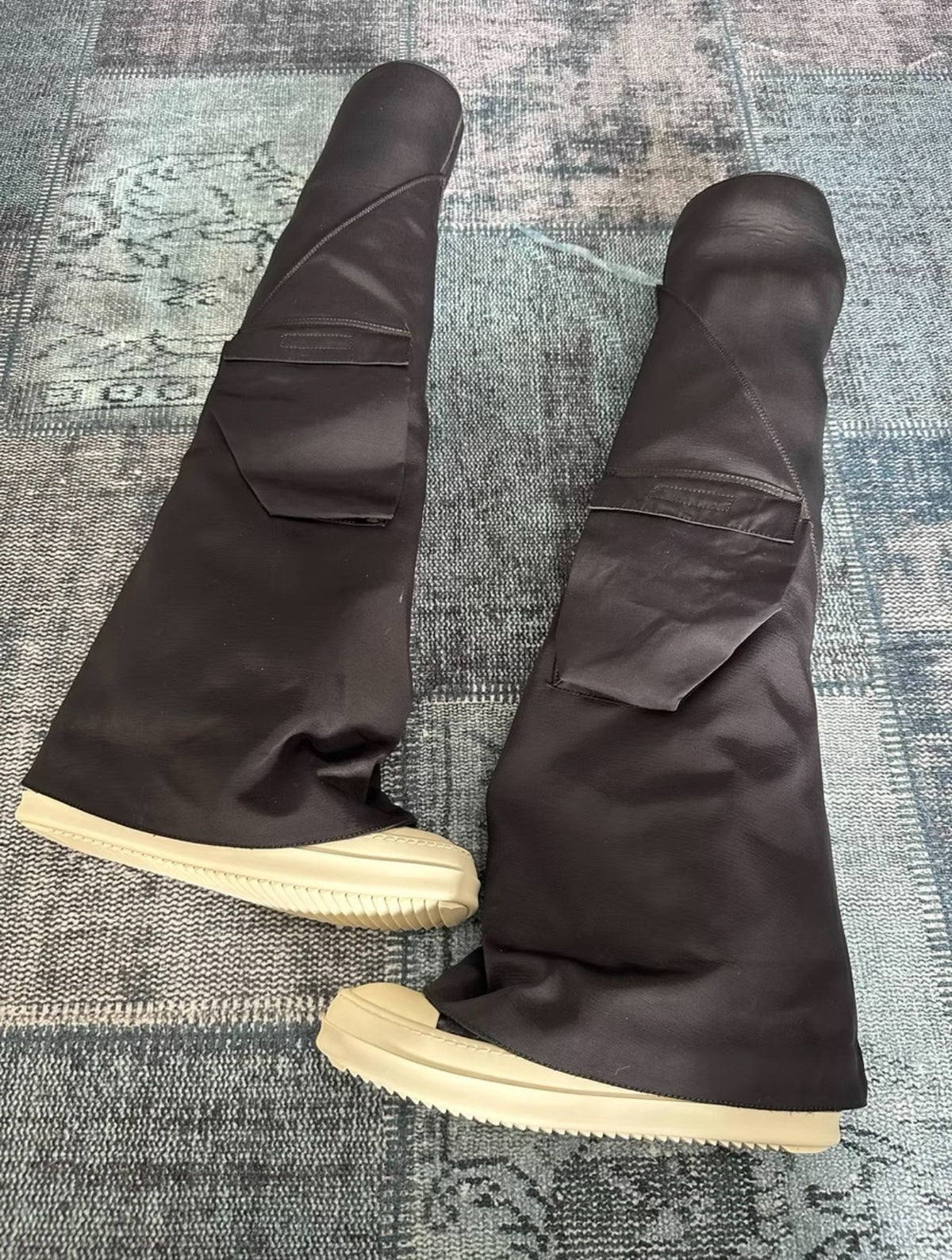 Rick Owens 23SS pant leg boots pocket boots