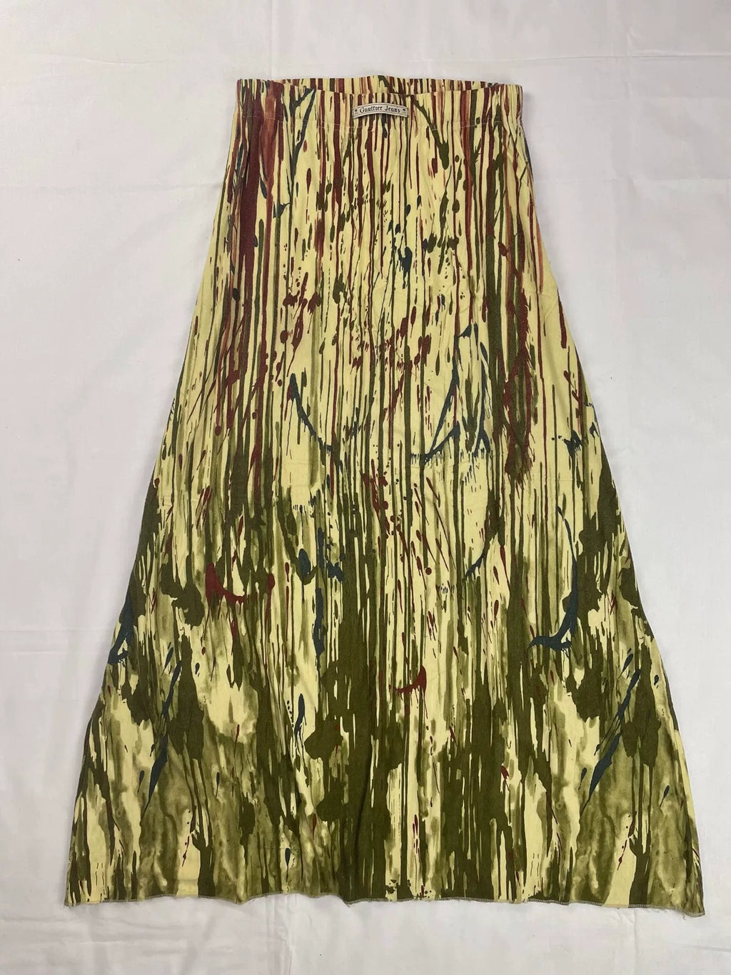 1996 Jean Paul Gaultier Blood-Dripping Stretch Shirt and Skirt Set