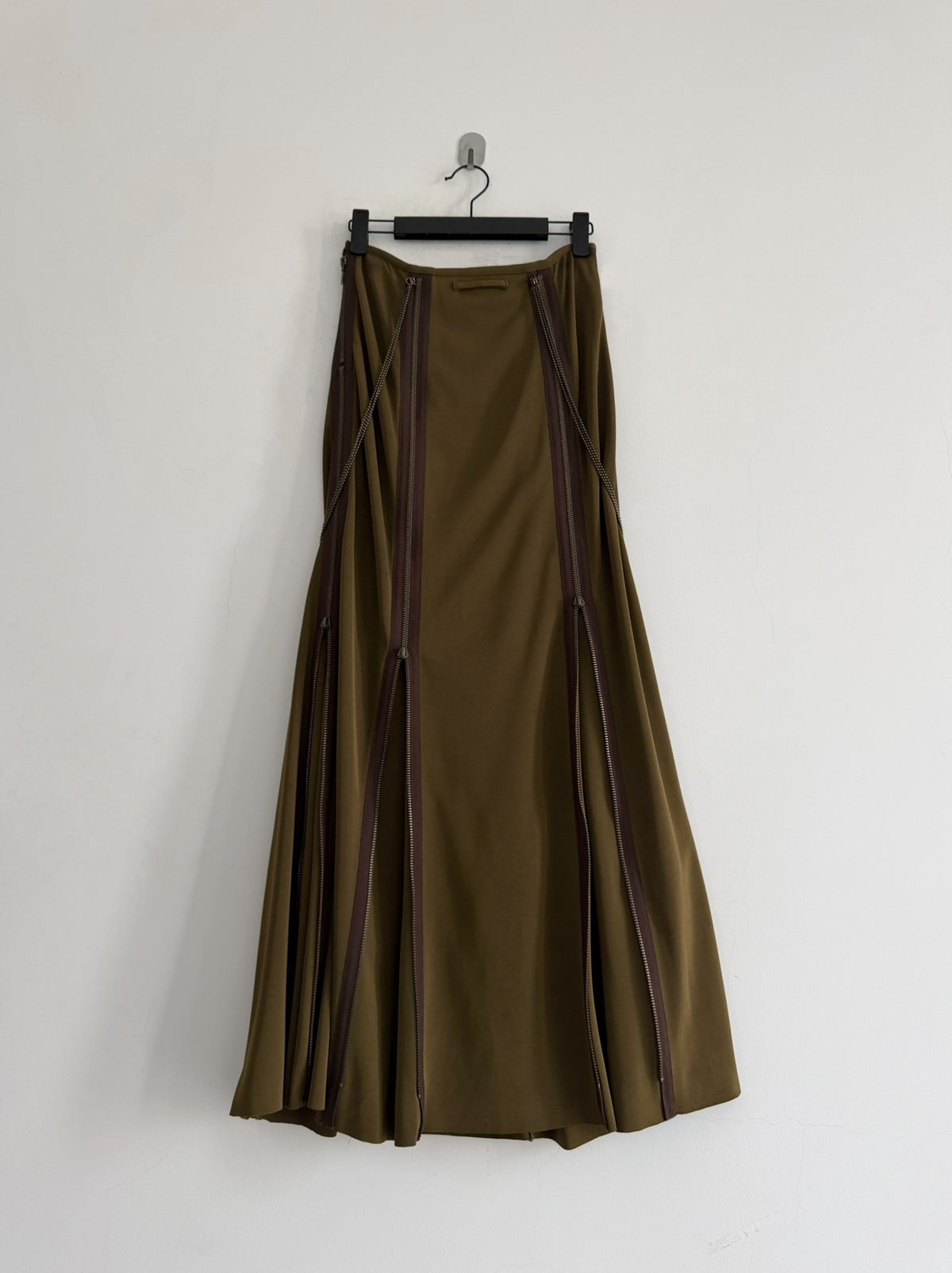 Jean Paul Gaultier Midi Green Skirt