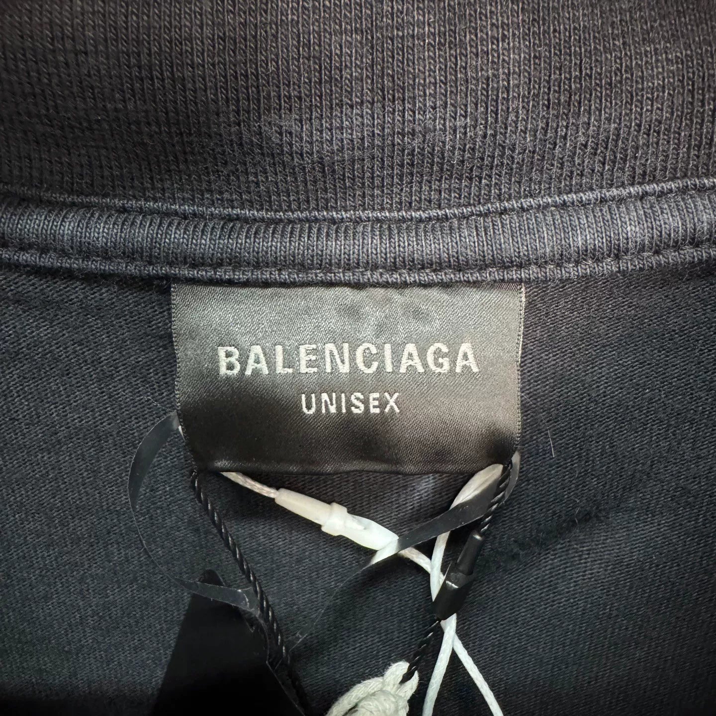 Balenciaga Heart Graphic Crewneck Long Sleeve T-Shirt - Devines