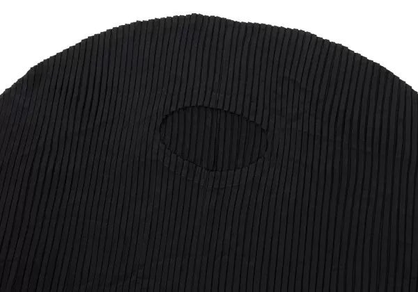 Issey Miyake Vintage Black Disc Pleated Top