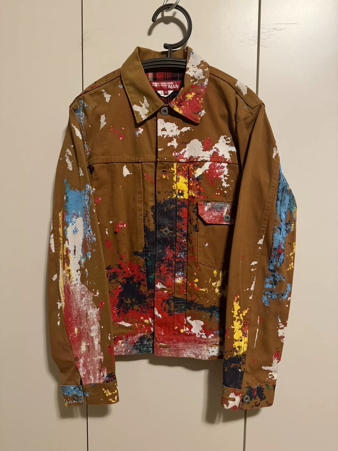 Junya Watanabe MAN Runway Multicolor Paint Jacket