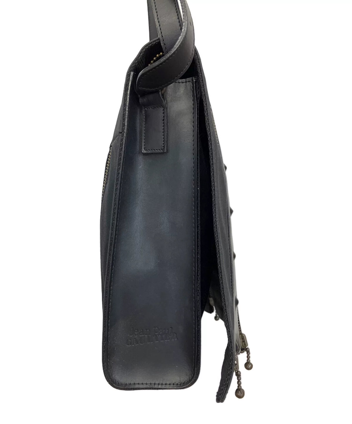 Jean Paul Gaultier Dragon Pattern Zip-Up Crossbody Bag