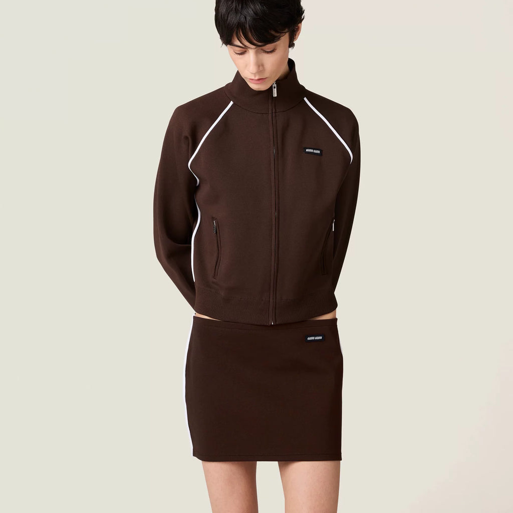 Miu Miu AW25 Knit Tennis Mini Skirt