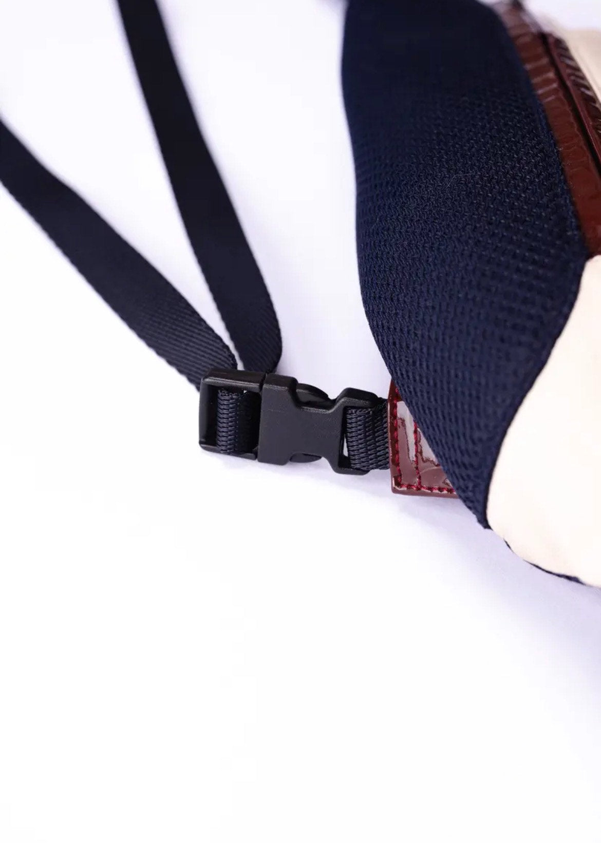 Miu Miu SS00 Leather Mesh Panel Backpack