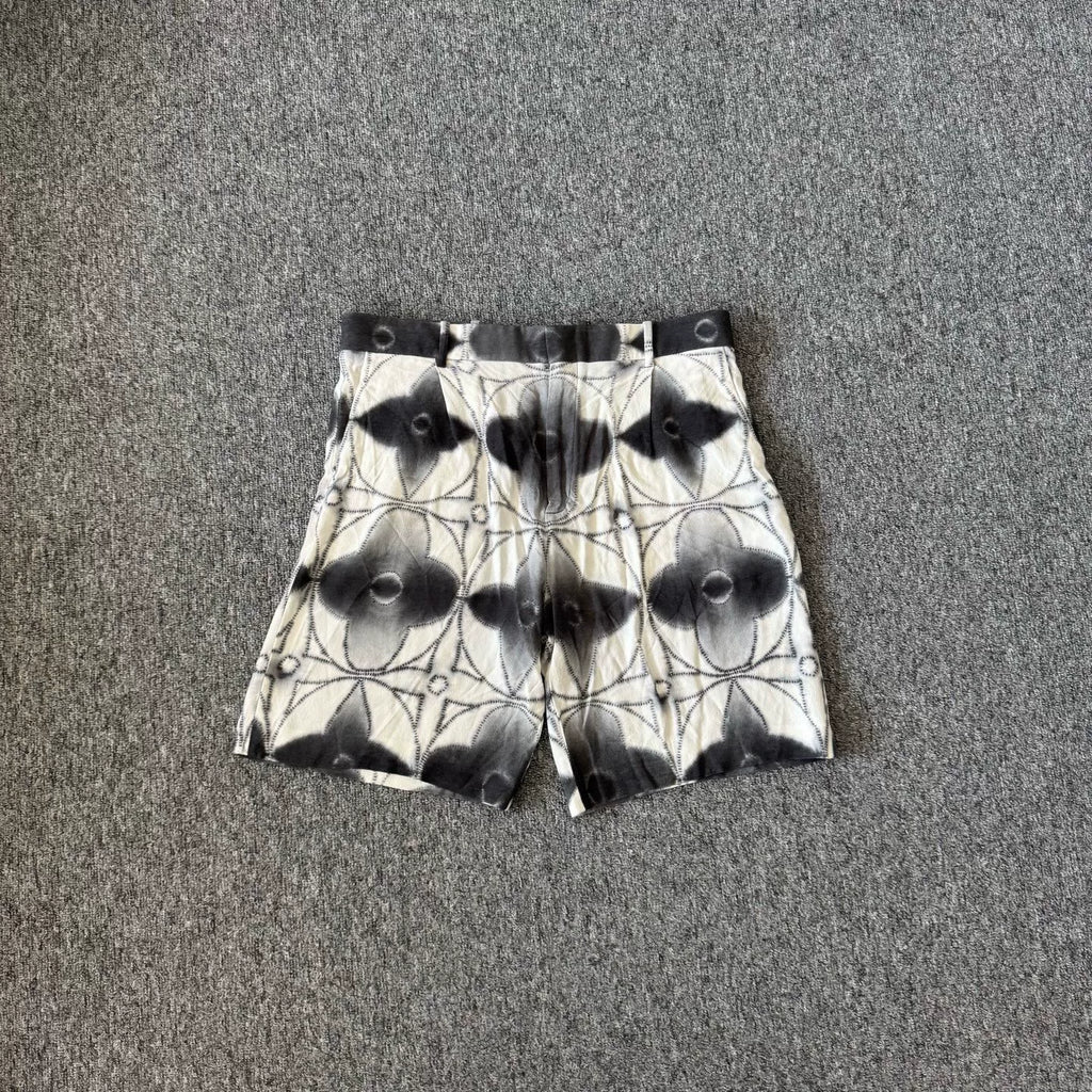 Louis Vuitton Ink Wash Three-Flower Shorts