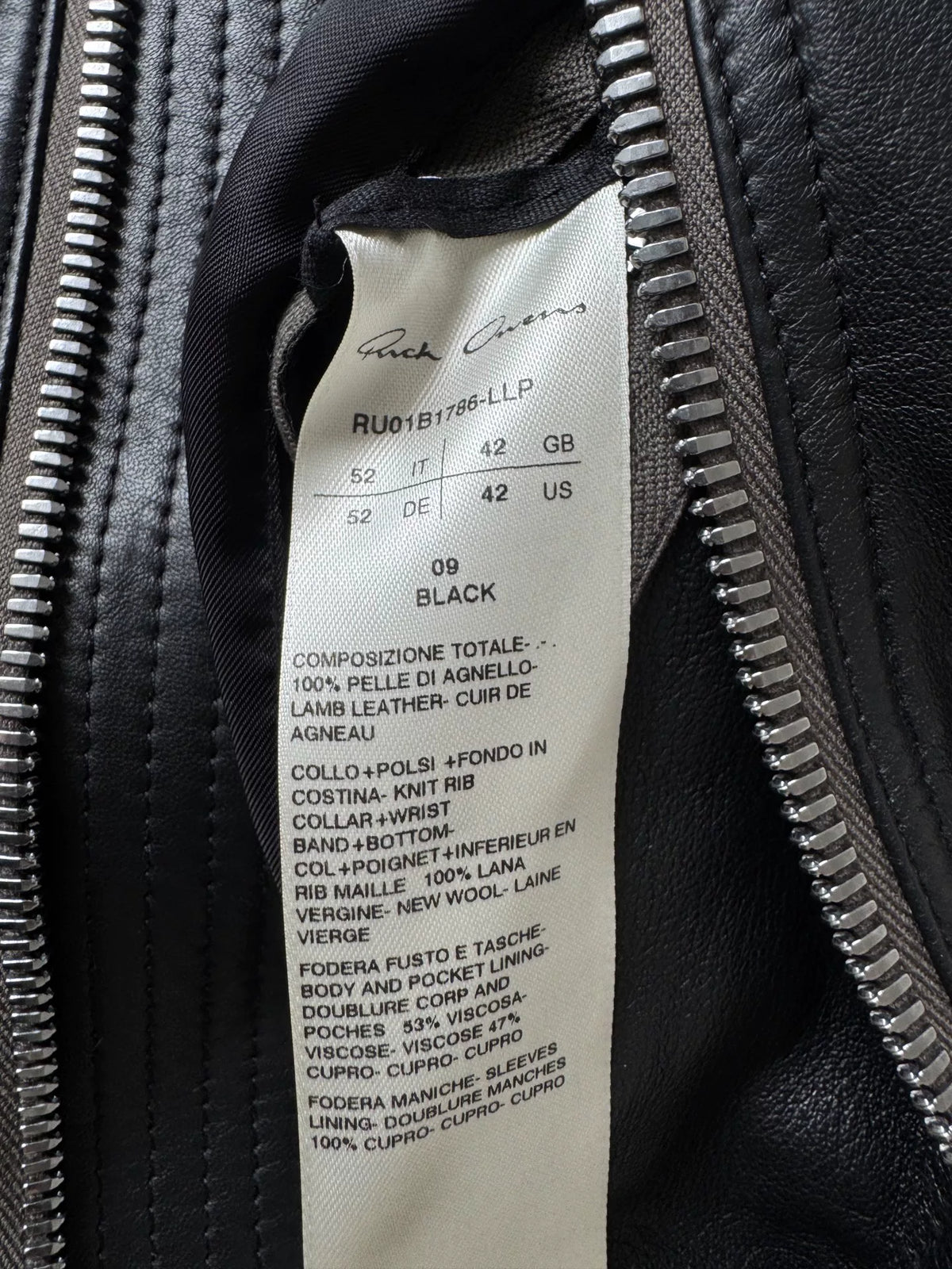 Rick Owens Pants Leather Jacket\