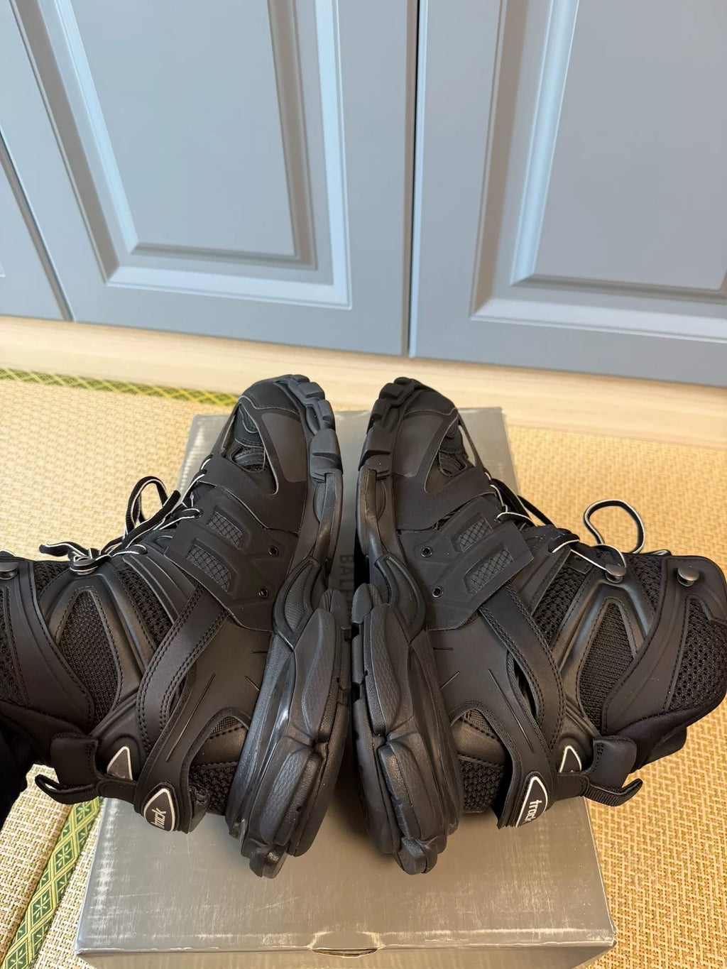 Balenciaga Track Black High-Top Sneakers