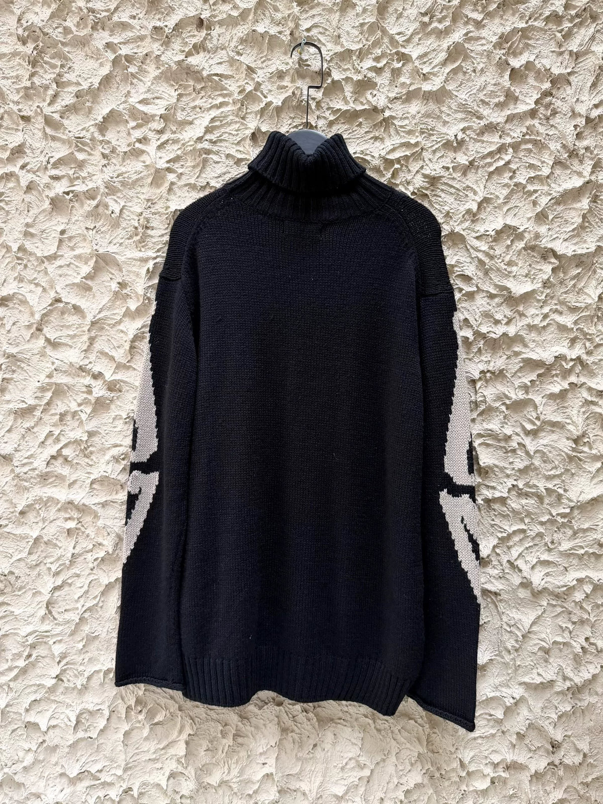Yohji Yamamoto AW11 Cherry Skull Wool Turtleneck Sweater
