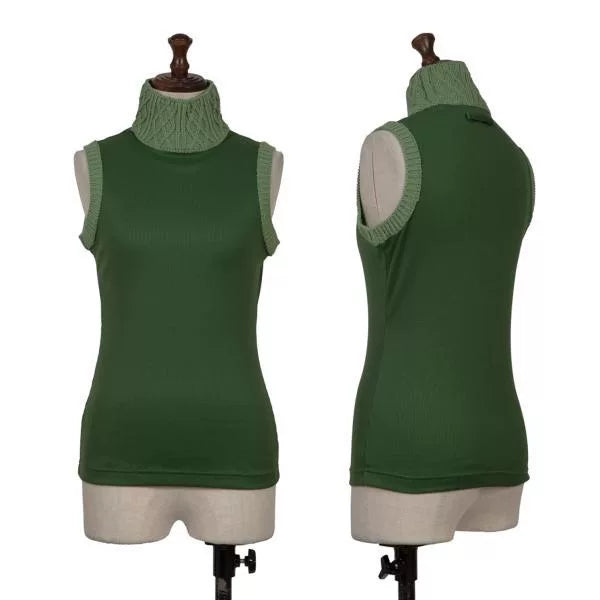 Jean Paul Gaultier Vintage Green Fur-Collar Jacket