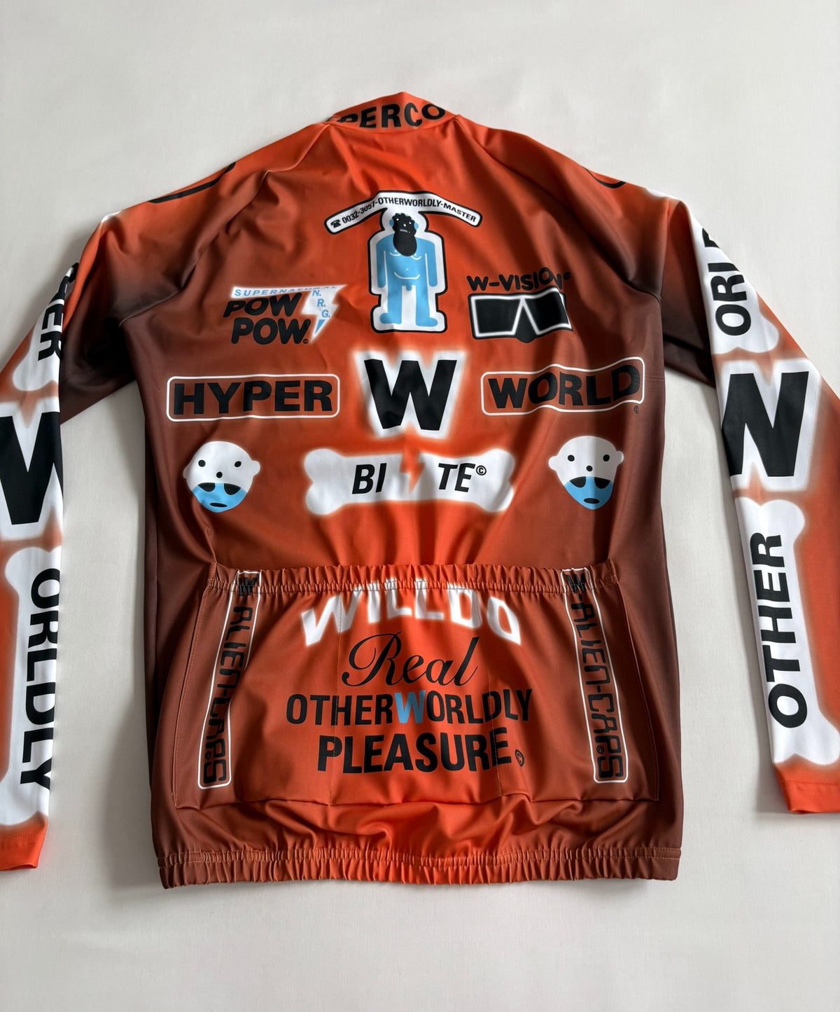 Walter Van Beirendonck Cycling Wear Walter Show Piece Slogan Cycling Wear