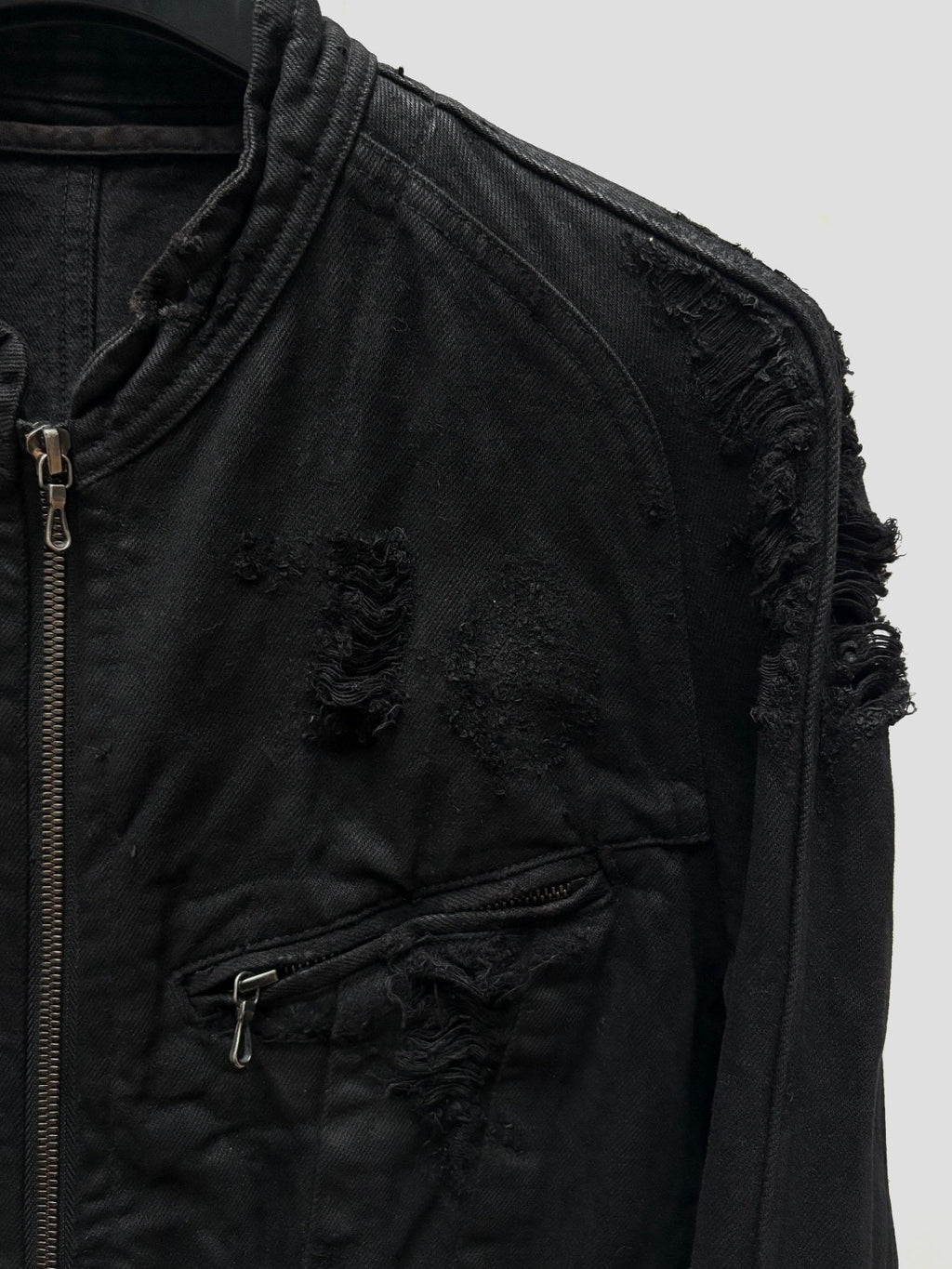 Julius7 FW09 Distressed Denim Jacket