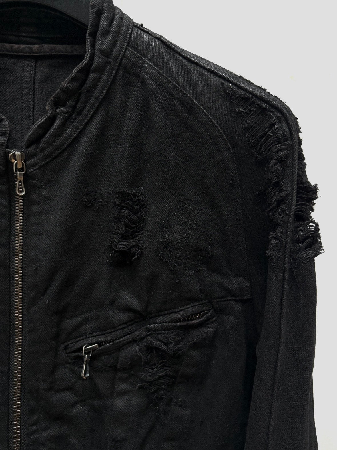 Julius7 FW09 Distressed Denim Jacket