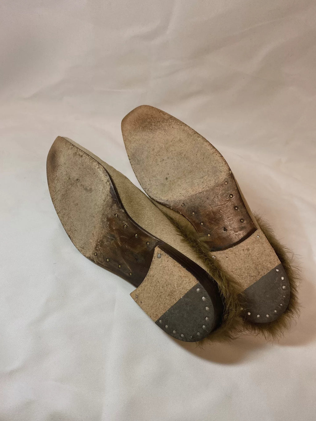 Yohji Yamamoto Fuzzy Slippers