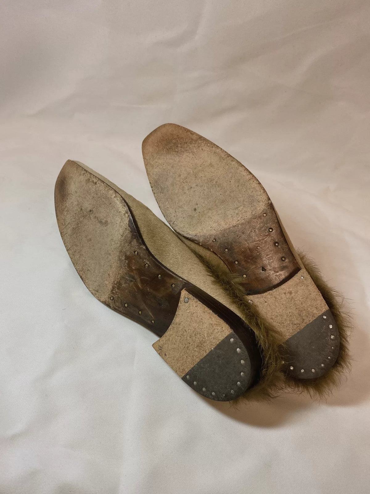 Yohji Yamamoto Fuzzy Slippers