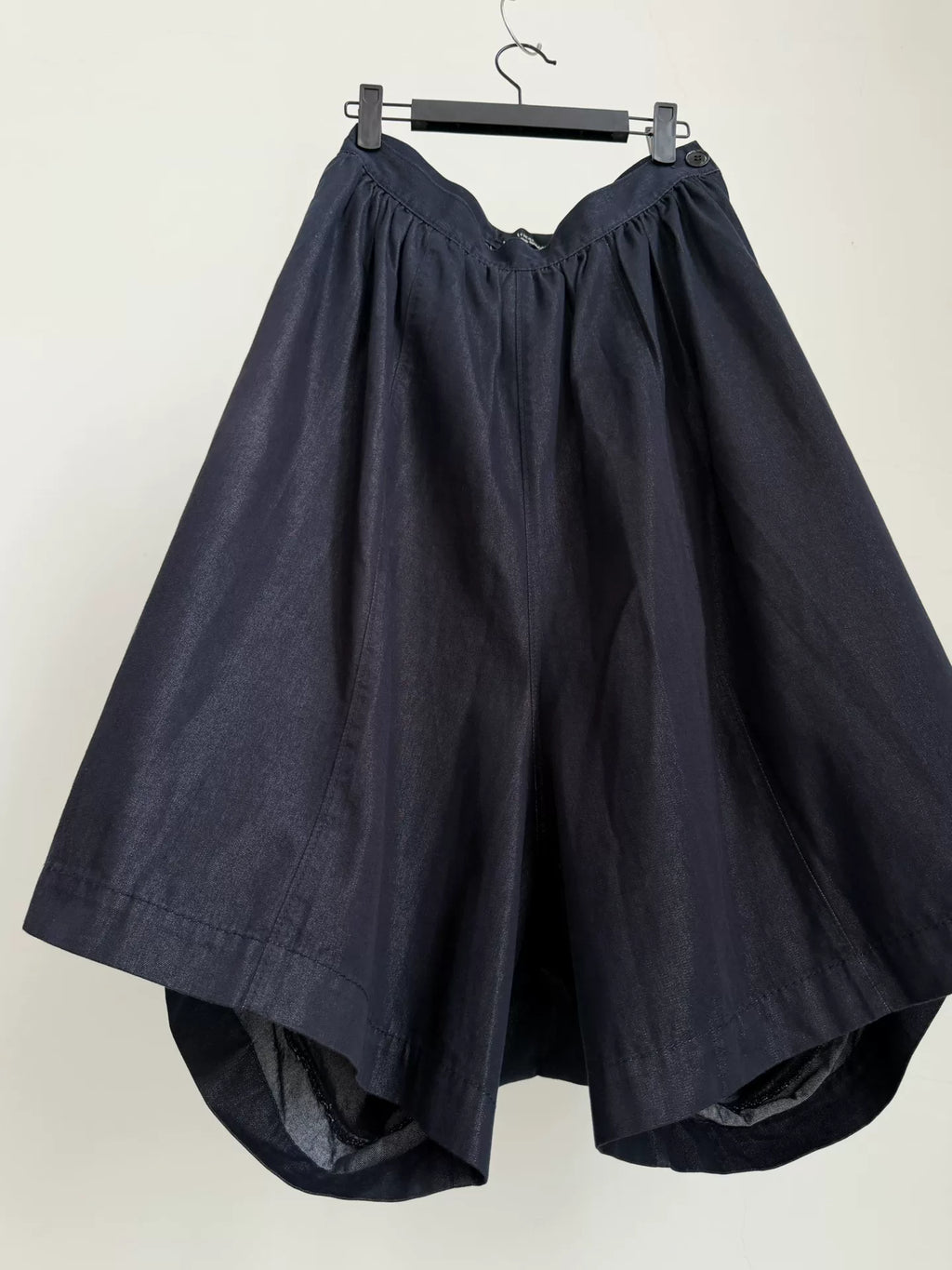 Comme des Garcons 2011 Dark Navy Deformed Bud Skirt Pants