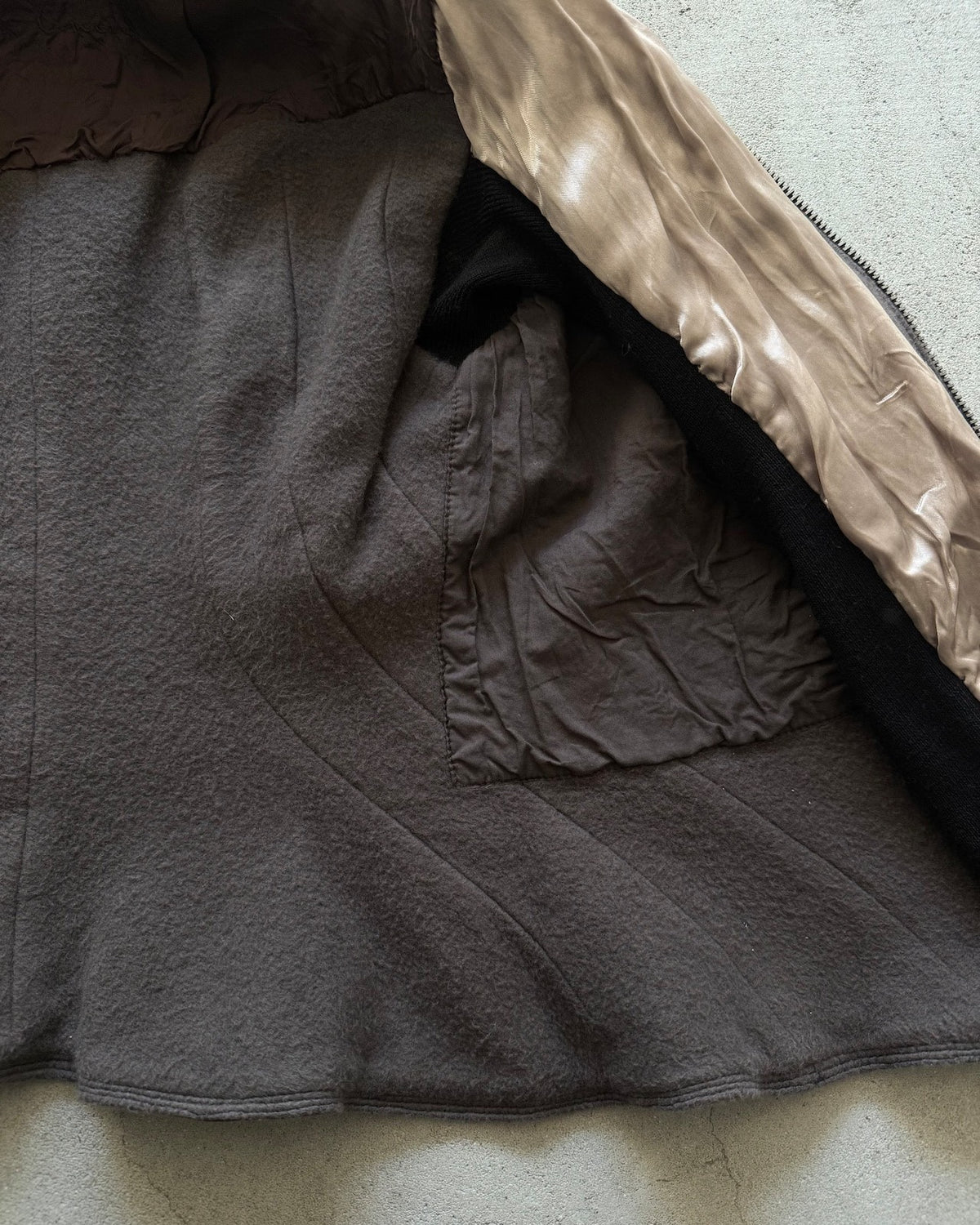 Rick Owens 2000s Lambskin Zip-Up Jacket