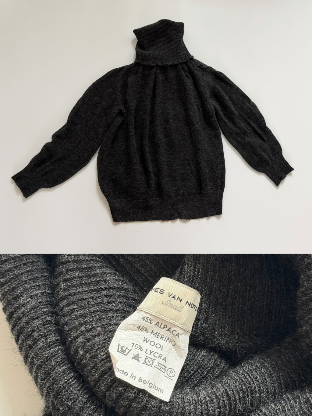 Dries Van Noten top Soft, cloud-like mohair pullover knit