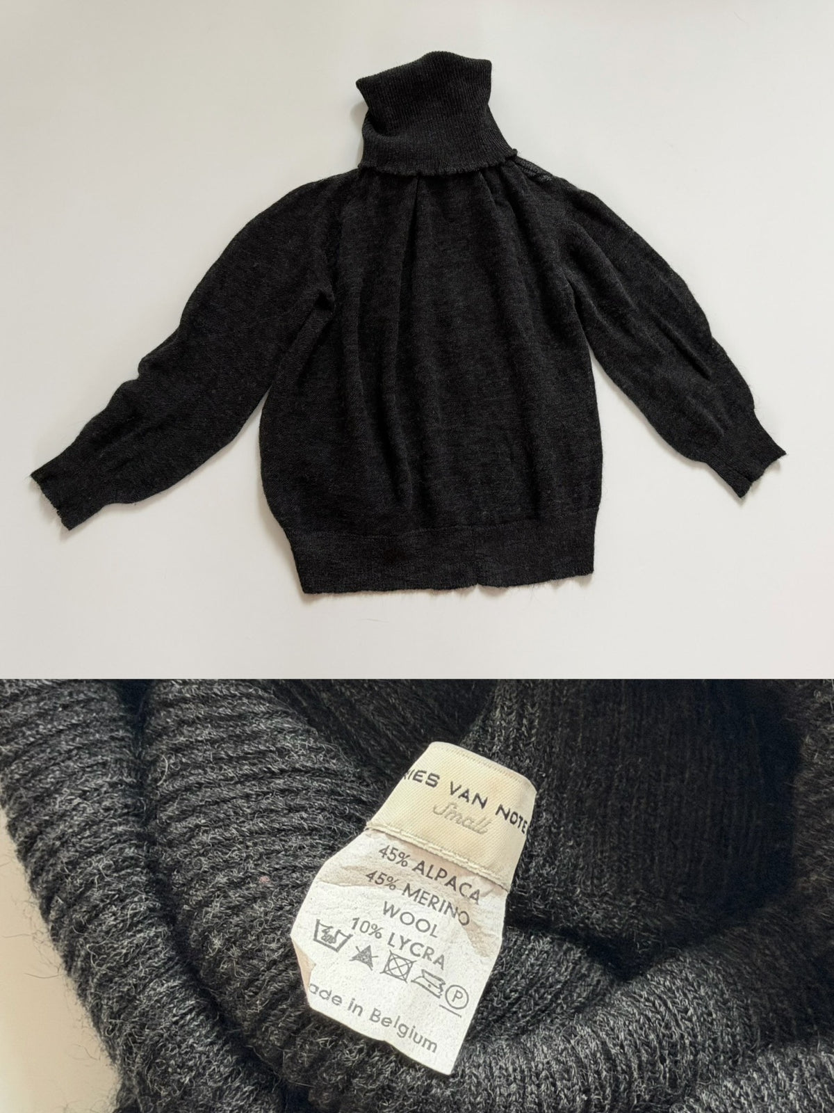 Dries Van Noten top Soft, cloud-like mohair pullover knit