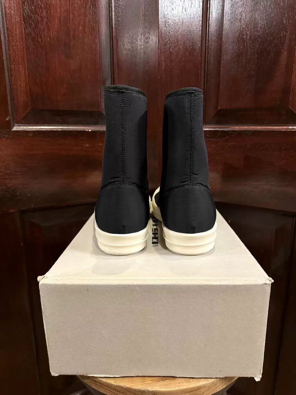 Rick Owens Black Ramones Boots