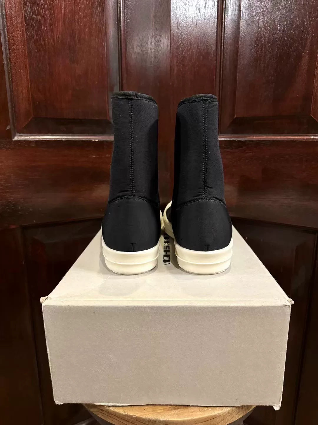 Rick Owens Black Ramones Boots